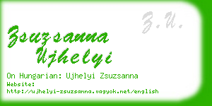 zsuzsanna ujhelyi business card